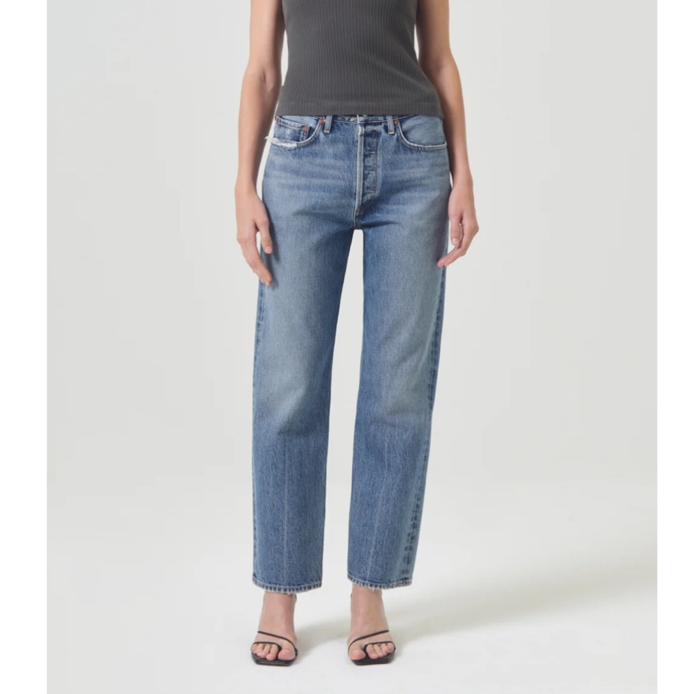 Agolde 90’s Mid Rise Straight in Hooked